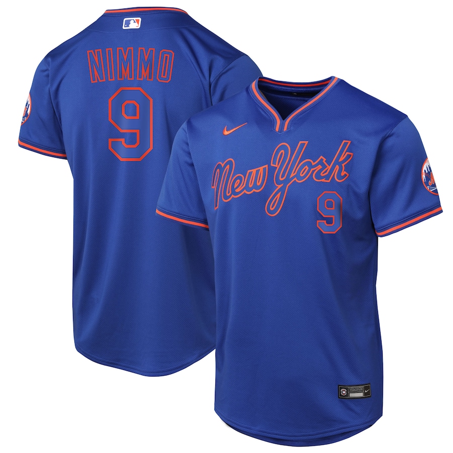 Youth New York Mets Brandon Nimmo Nike Royal Alternate Limited Player Jersey - U-jersey