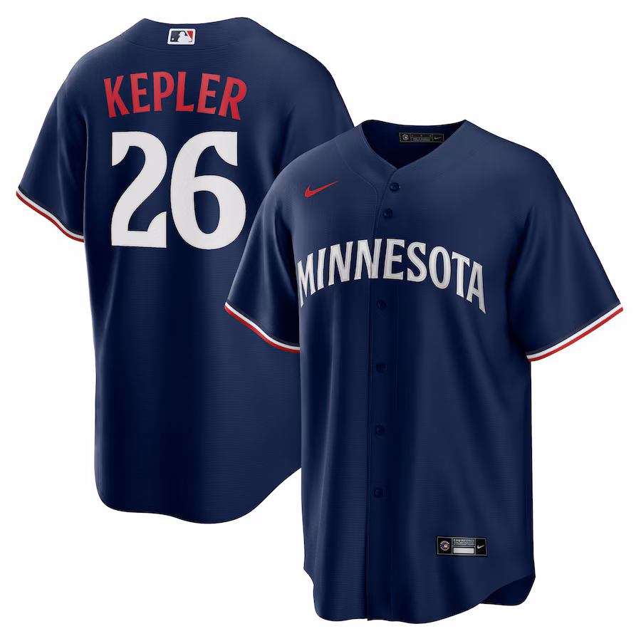 Men's Minnesota Twins Max Kepler Nike Navy Alternate Replica Jersey - U-jersey