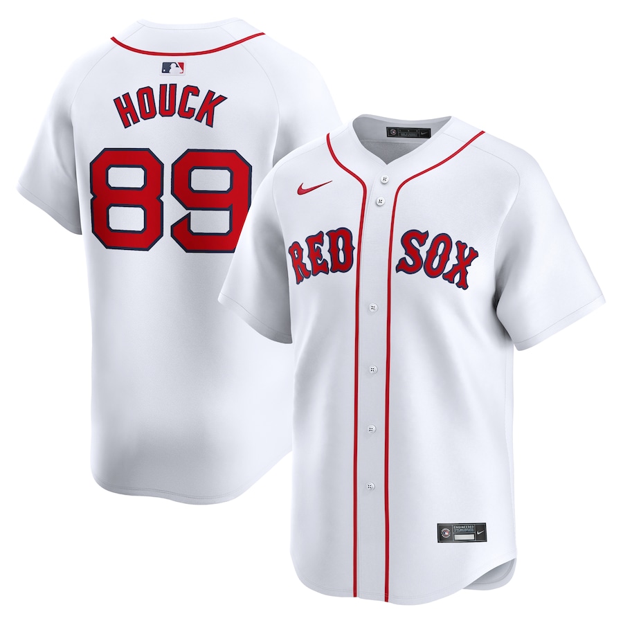 Men's Boston Red Sox Tanner Houck Nike White Home Limited Player Jersey - U-jersey