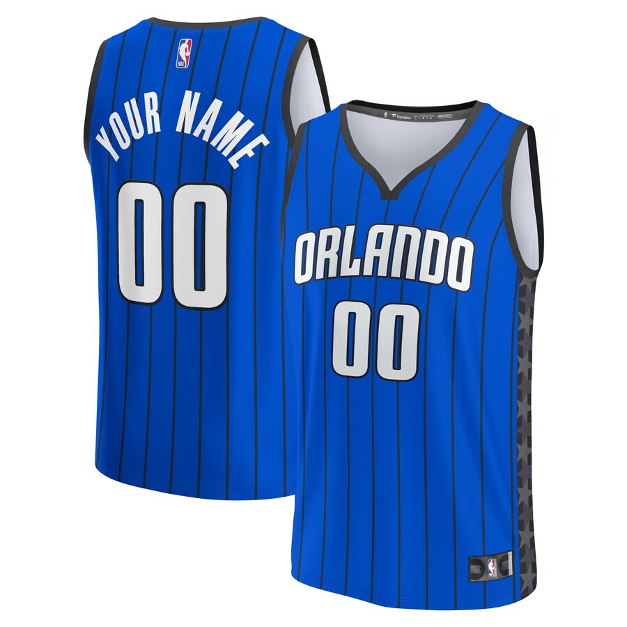 Youth Orlando Magic Fanatics Blue Fast Break Replica Custom Jersey - Statement Edition - U-jersey