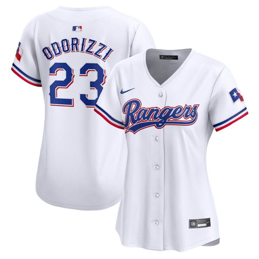 Women's Texas Rangers Jake Odorizzi Nike White Home Limited Player Jersey - U-jersey