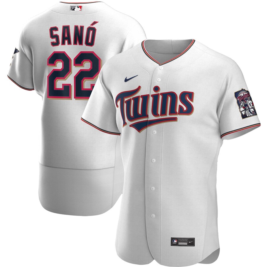 Men's Minnesota Twins Miguel Sano Nike White Home Authentic Player Jersey - U-jersey