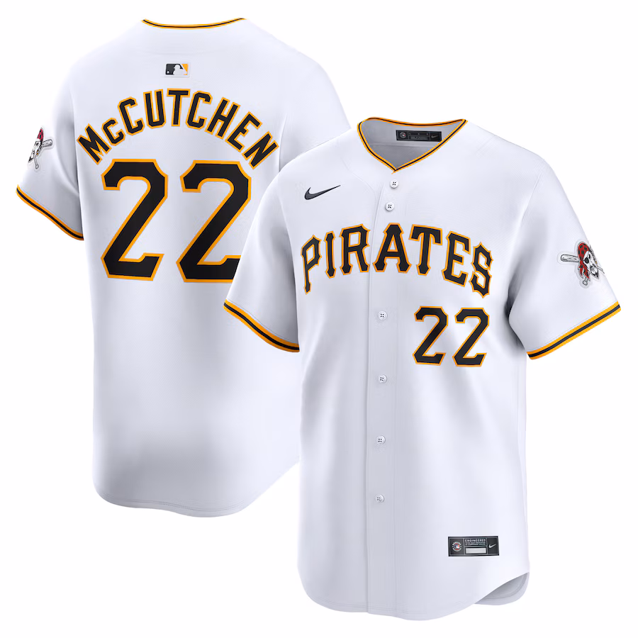 Youth Pittsburgh Pirates Andrew McCutchen Nike White Home Limited Player Jersey - U-jersey