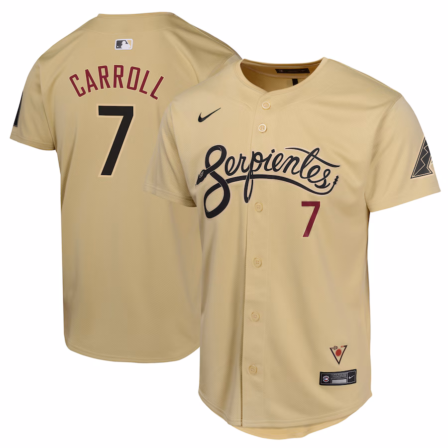 Youth Arizona Diamondbacks Corbin Carroll Nike Sand City Connect Limited Player Jersey - U-jersey