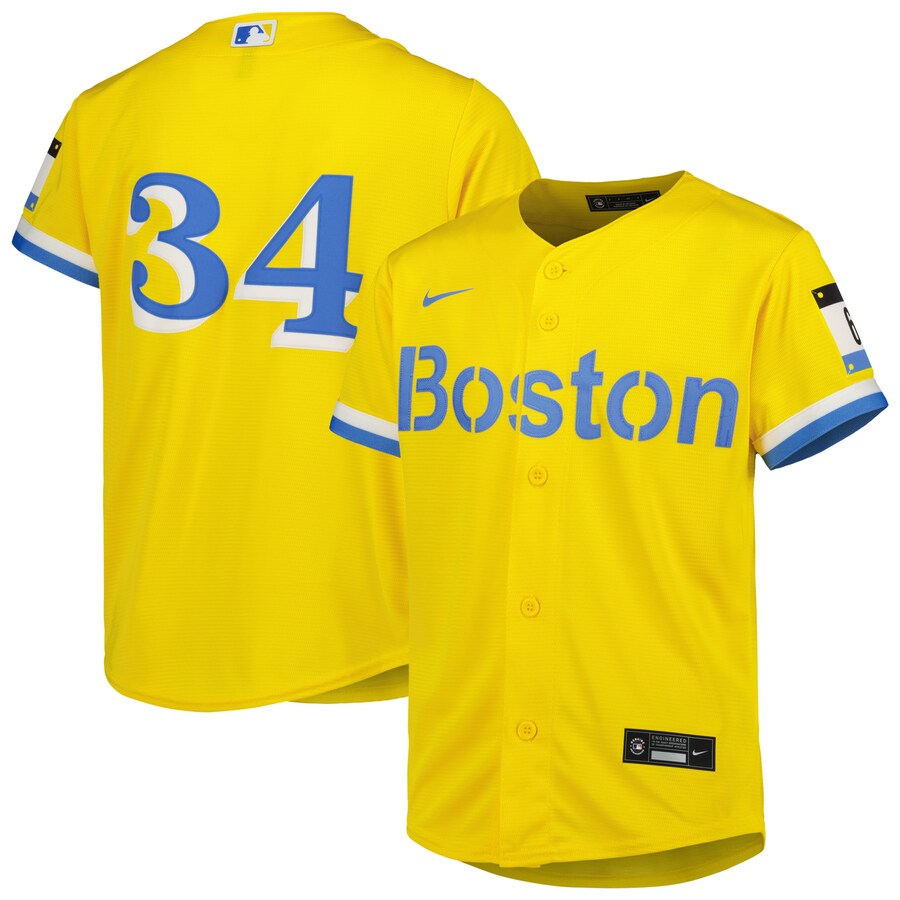 Youth Boston Red Sox David Ortiz Nike Gold City Connect Replica Player Jersey - U-jersey