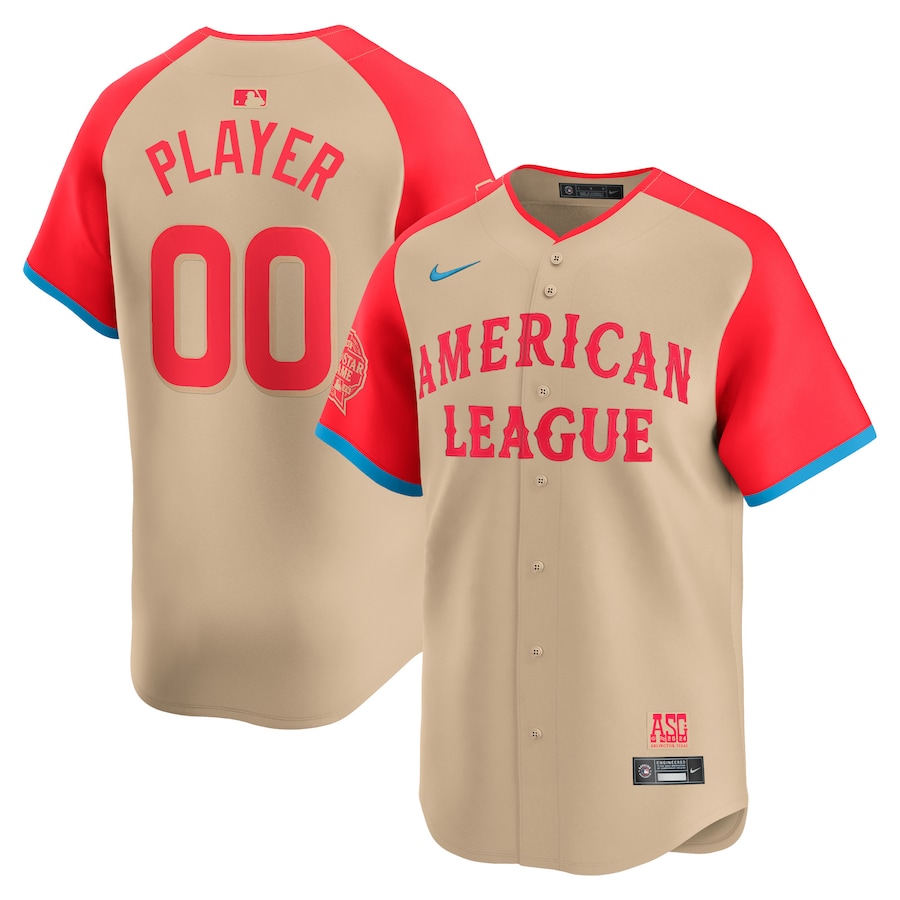 Men's American League  Nike Cream 2024 MLB All-Star Game Limited Pick-A-Player Jersey - U-jersey