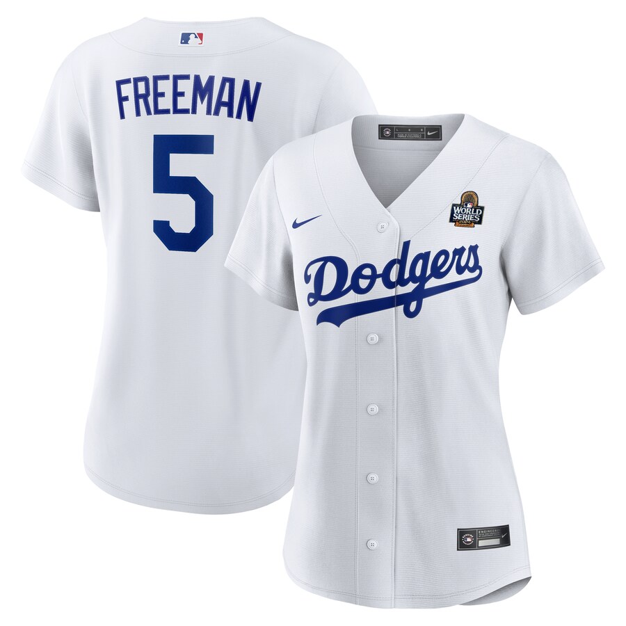 Women's Los Angeles Dodgers Freddie Freeman Nike White 2024 World Series Home Home Replica Jersey - U-jersey