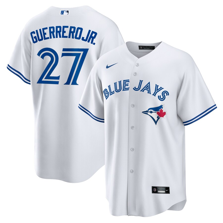 Men's Toronto Blue Jays Vladimir Guerrero Jr. Nike White Home Replica Player Name Jersey - U-jersey
