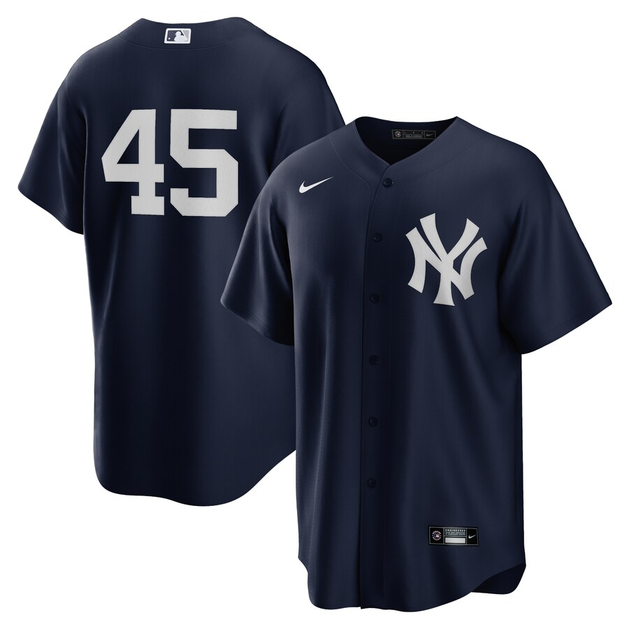 Men's New York Yankees Gerrit Cole Nike Navy Alternate Replica Player Name Jersey - U-jersey