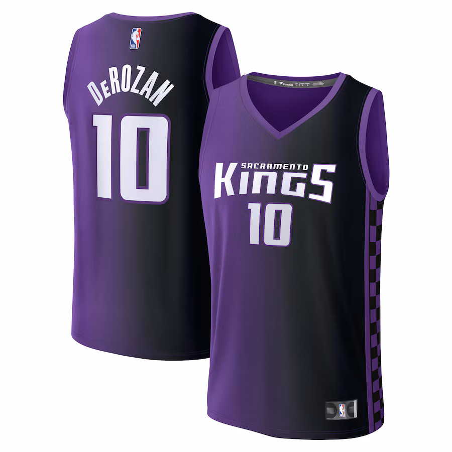 Men's Sacramento Kings DeMar DeRozan Fanatics Purple Fast Break Replica Jersey - Statement Edition - U-jersey