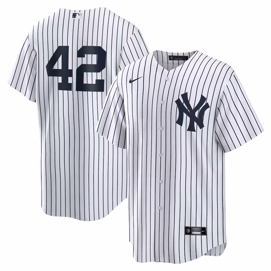 Men's New York Yankees Mariano Rivera Nike White Home Retired Player Replica Jersey - U-jersey