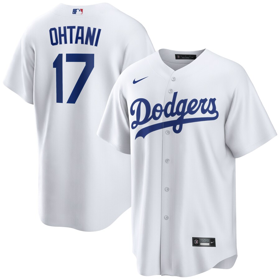 Men's Los Angeles Dodgers Shohei Ohtani Nike White Home Replica Player Jersey - U-jersey