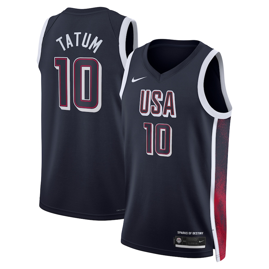 Unisex Men's USA Basketball Jayson Tatum Nike Navy 2024 Swingman Player Jersey - U-jersey