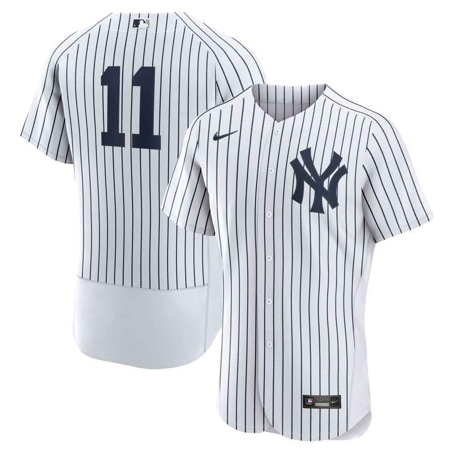 Men's New York Yankees Anthony Volpe Nike White/Navy Home Authentic Jersey - U-jersey