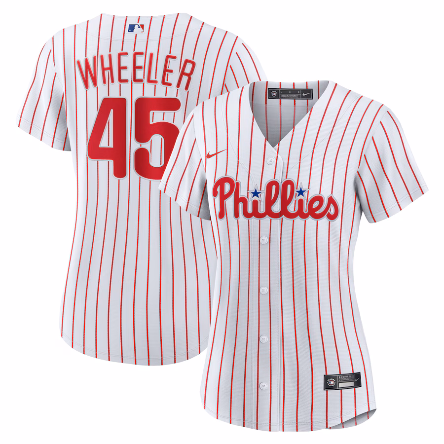 Women's Philadelphia Phillies Zack Wheeler Nike White Home Replica Jersey - U-jersey