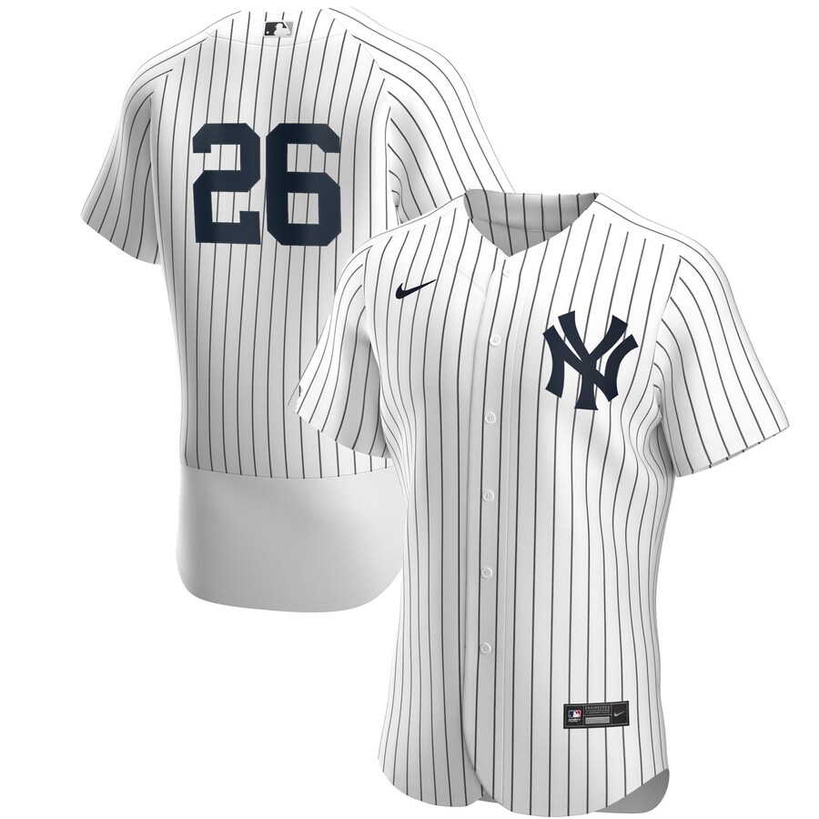 Men's New York Yankees DJ LeMahieu Nike White/Navy Home Authentic Player Jersey - U-jersey