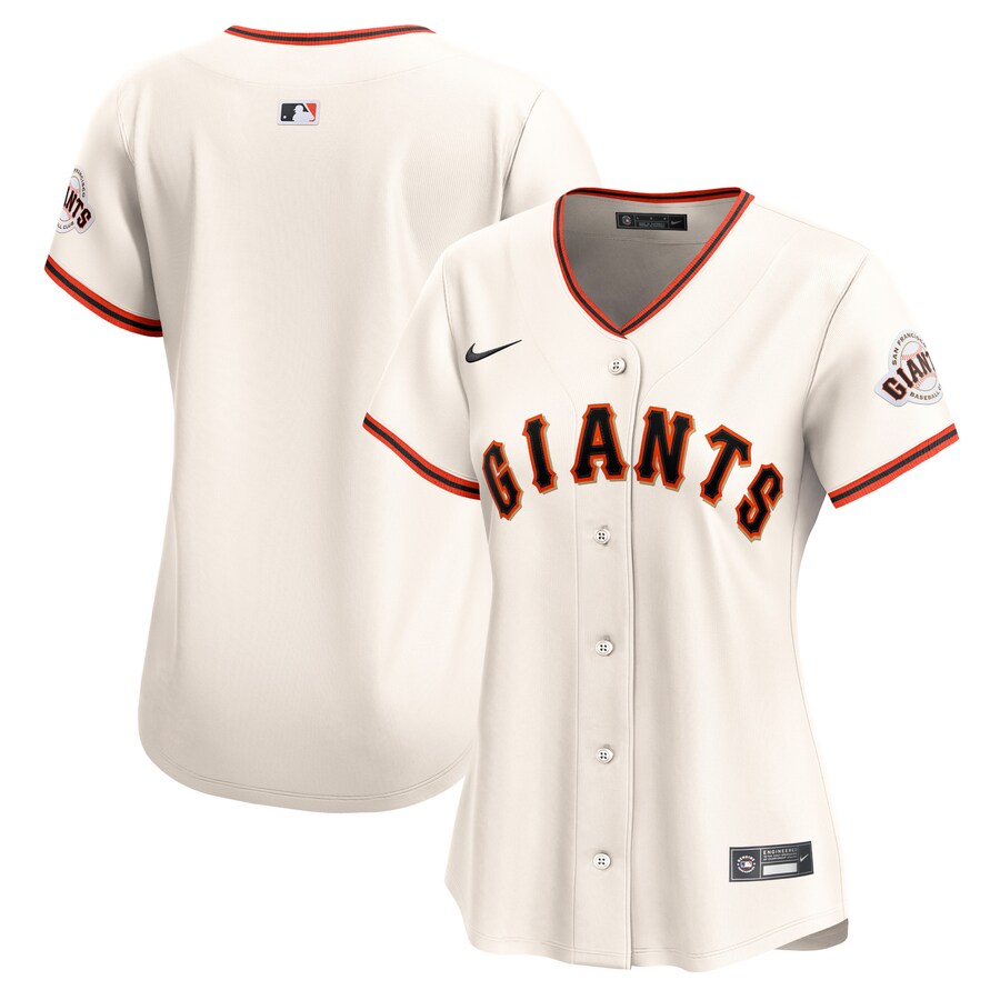 Women's San Francisco Giants Nike Cream Home Limited Jersey - U-jersey