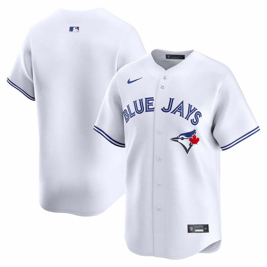 Men's Toronto Blue Jays Nike White Home Limited Jersey - U-jersey