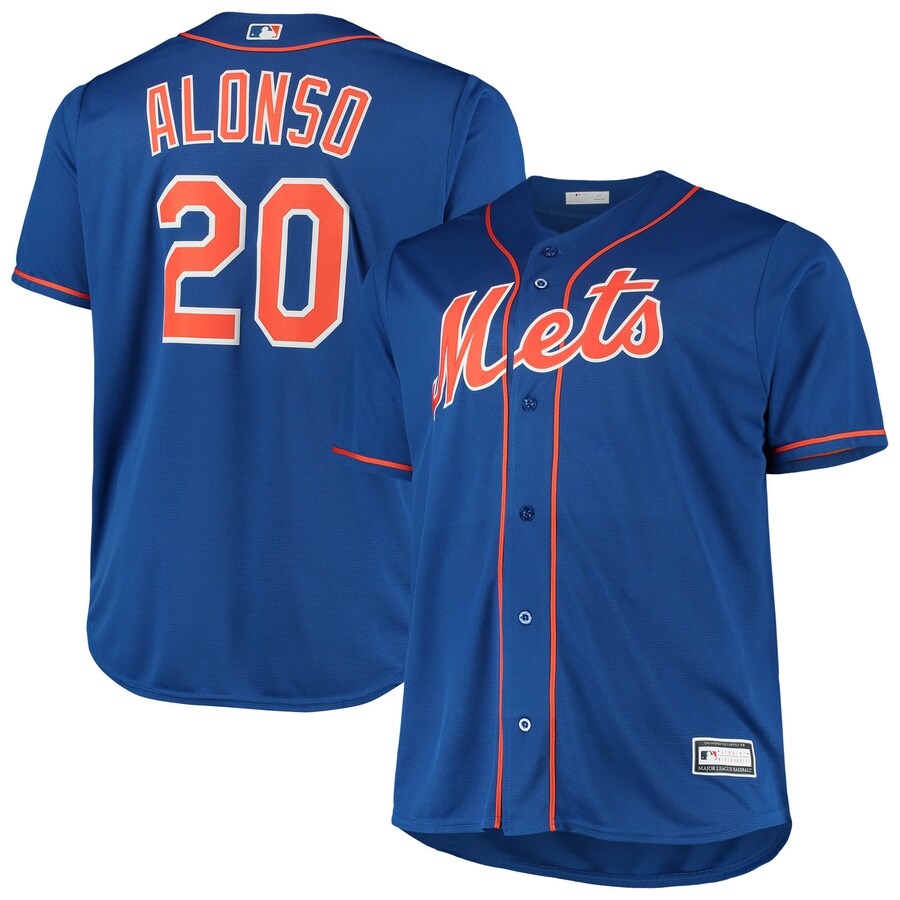 Men's New York Mets Pete Alonso Royal Big & Tall Replica Player Jersey - U-jersey