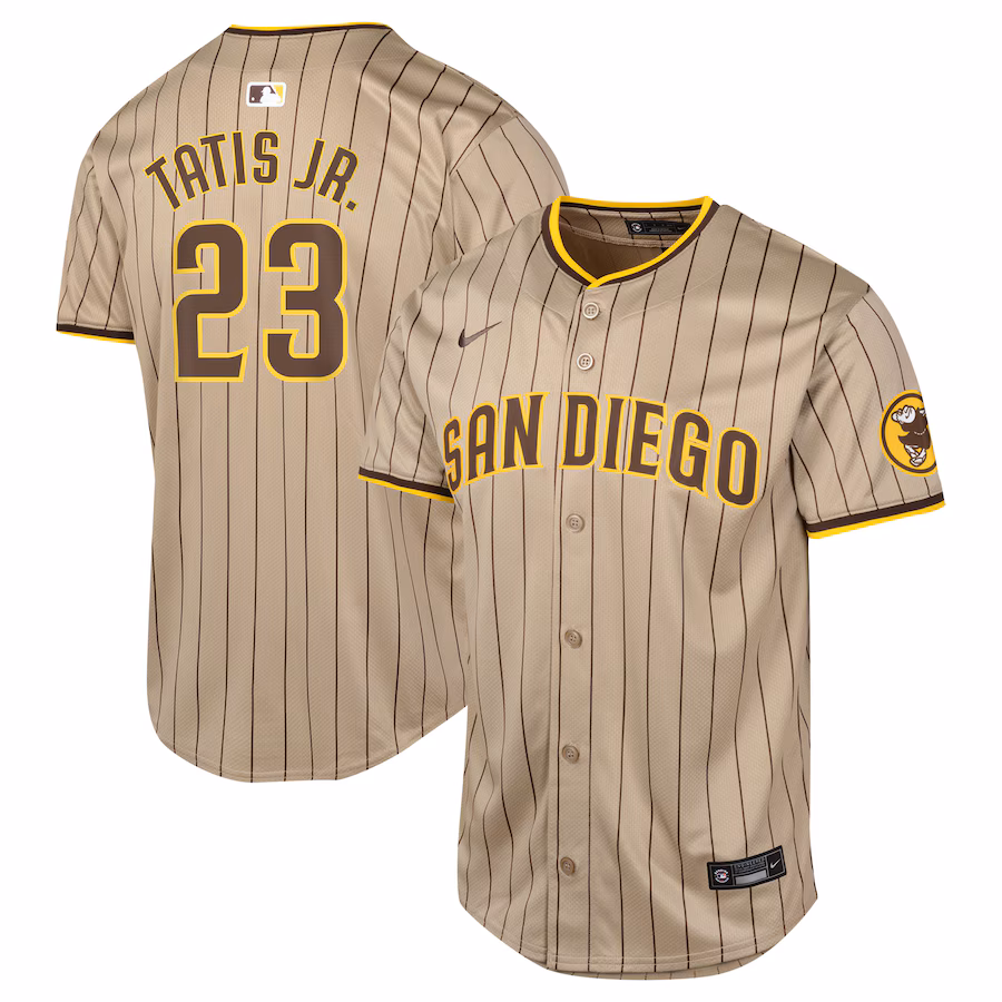 Youth San Diego Padres Fernando Tatis Jr. Nike Sand Alternate Limited Player Jersey - U-jersey