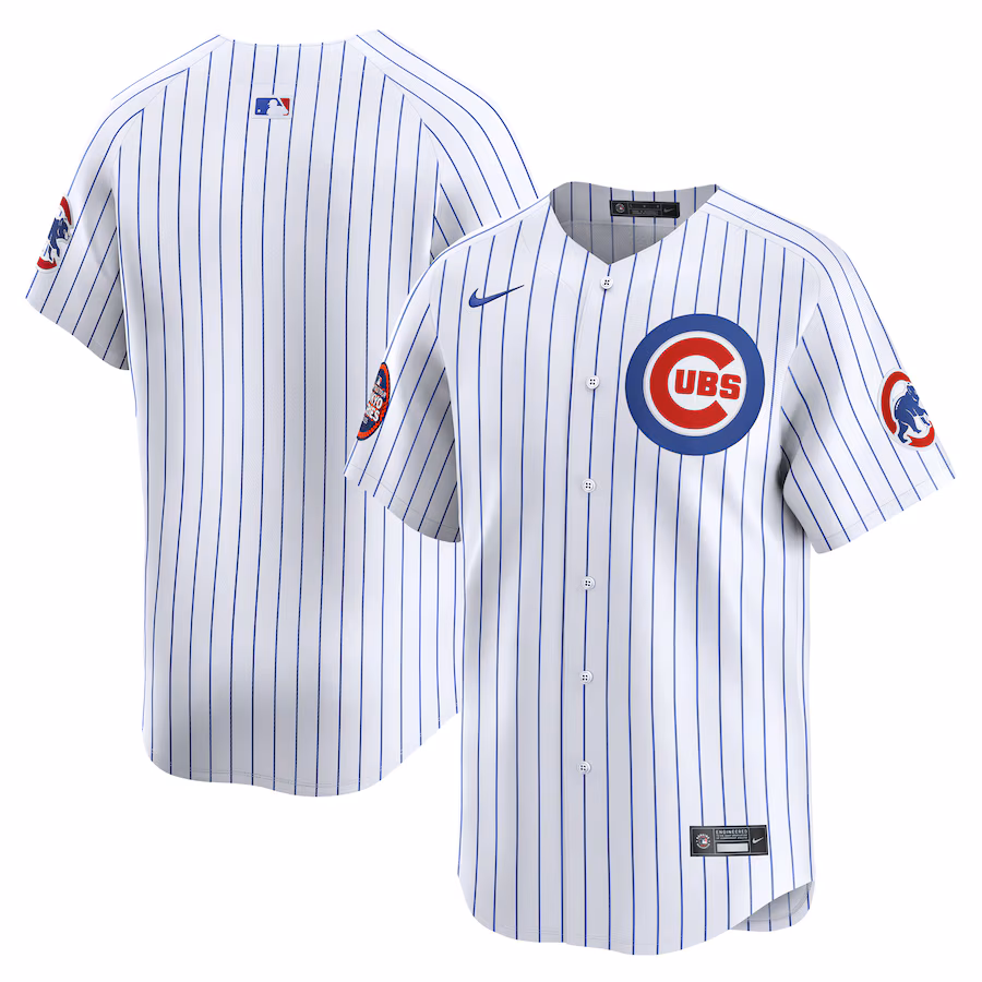 Men's Chicago Cubs Nike White 2025 MLB World Tour: Tokyo Series Home Limited Jersey - U-jersey