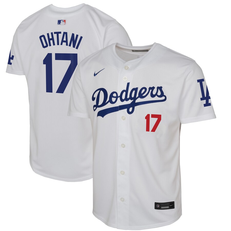 Youth Los Angeles Dodgers Shohei Ohtani Nike White Home Limited Player Jersey - U-jersey