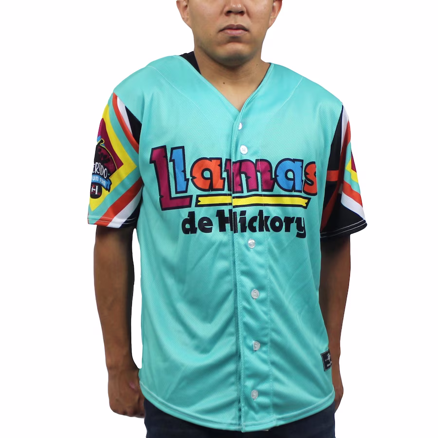 Men's Hickory Crawdads Teal Copa Replica Jersey - U-jersey