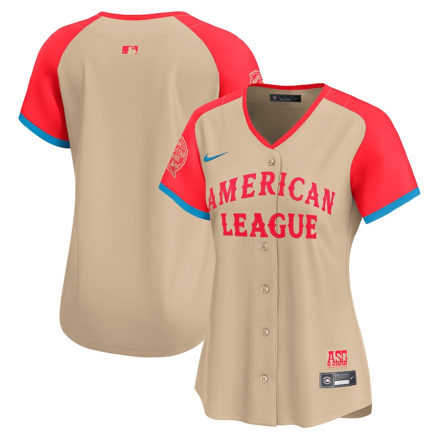 Women's American League Nike Cream 2024 MLB All-Star Game Limited Jersey - U-jersey