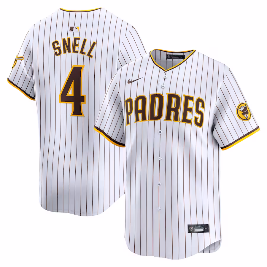Men's San Diego Padres Blake Snell Nike White Home Limited Player Jersey - U-jersey