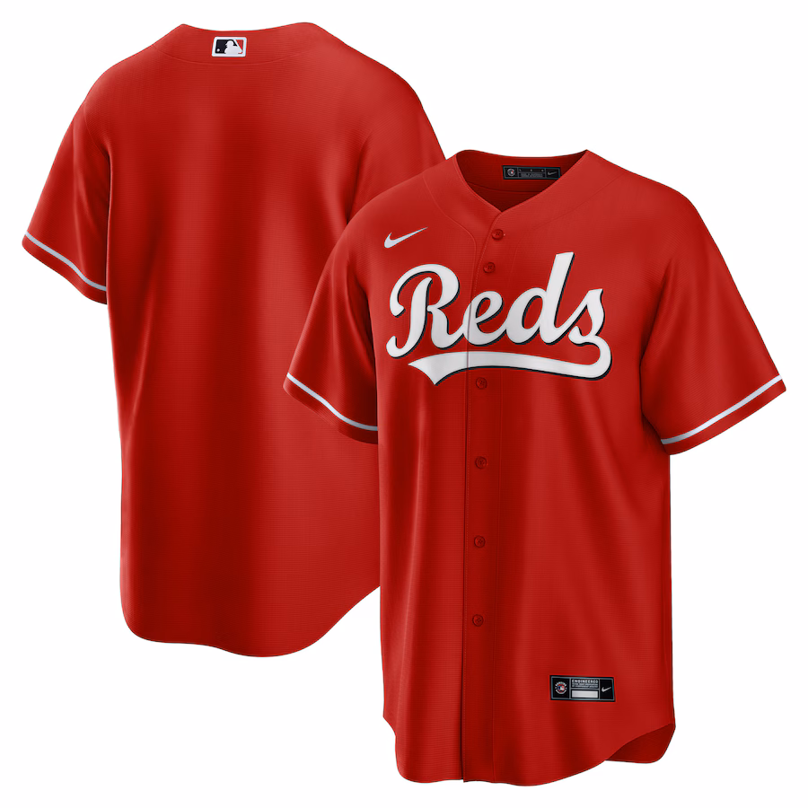 Men's Cincinnati Reds  Nike Red Big & Tall Alternate Replica Team Jersey - U-jersey