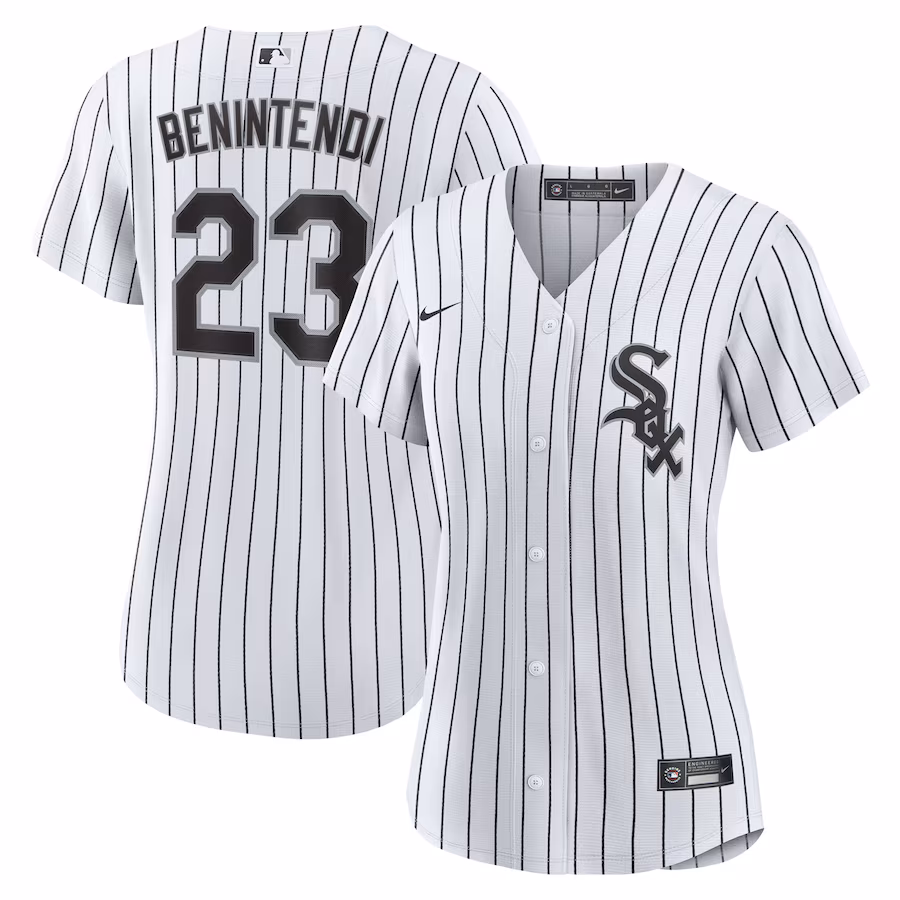 Women's Chicago White Sox Andrew Benintendi Nike White/Black Home Official Player Jersey - U-jersey