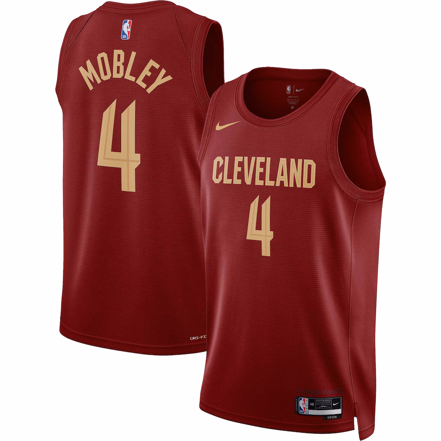 Unisex Cleveland Cavaliers Evan Mobley Nike Wine Swingman Jersey - Icon Edition - U-jersey