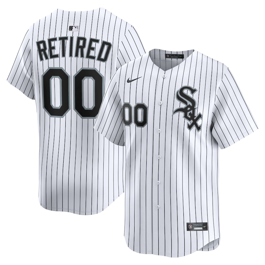 Men's Chicago White Sox Nike White Home Limited Pick-A-Player Retired Roster Jersey - U-jersey