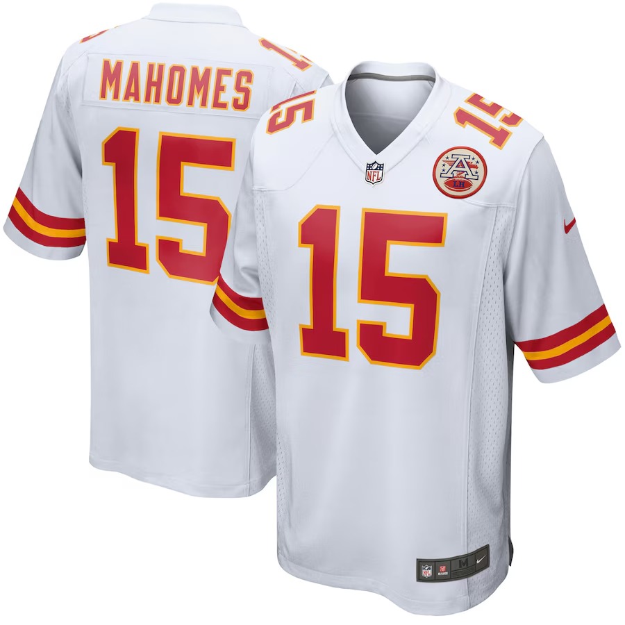 Youth Kansas City Chiefs Patrick Mahomes Nike White Game Jersey - U-jersey