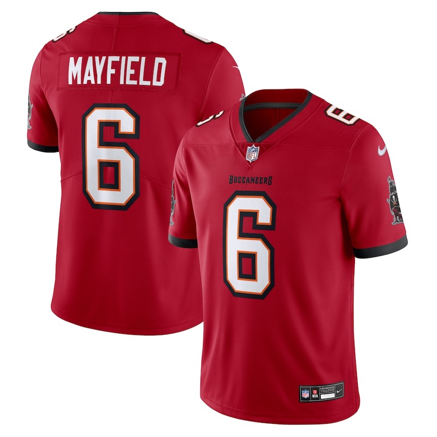 Men's Tampa Bay Buccaneers Baker Mayfield Nike Red  Vapor Untouchable Limited Jersey - U-jersey