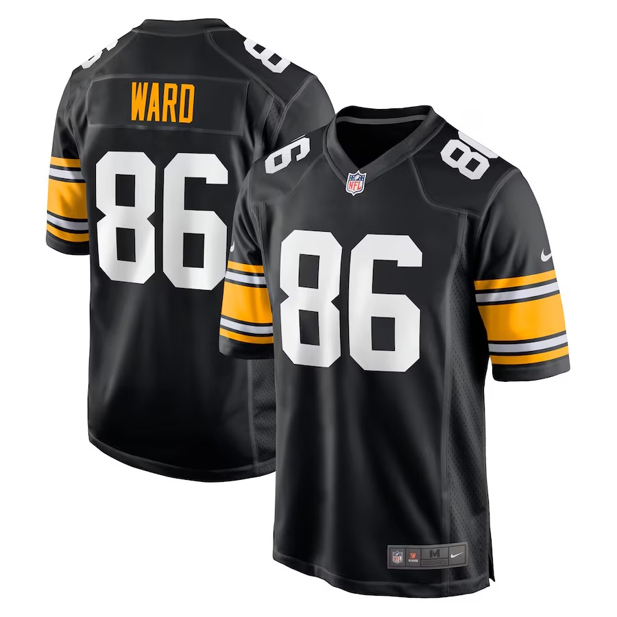 Men's Pittsburgh Steelers Hines Ward Nike Black Retired Player Jersey - U-jersey