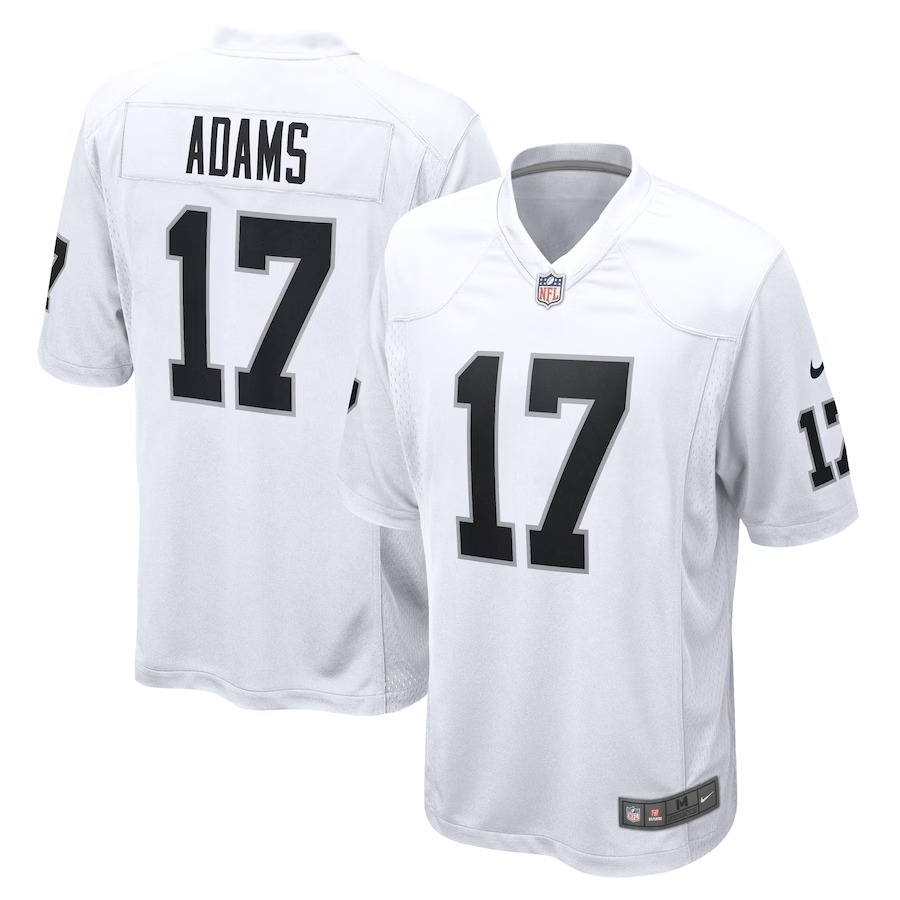 Men's Las Vegas Raiders Davante Adams Nike White Game Jersey - U-jersey