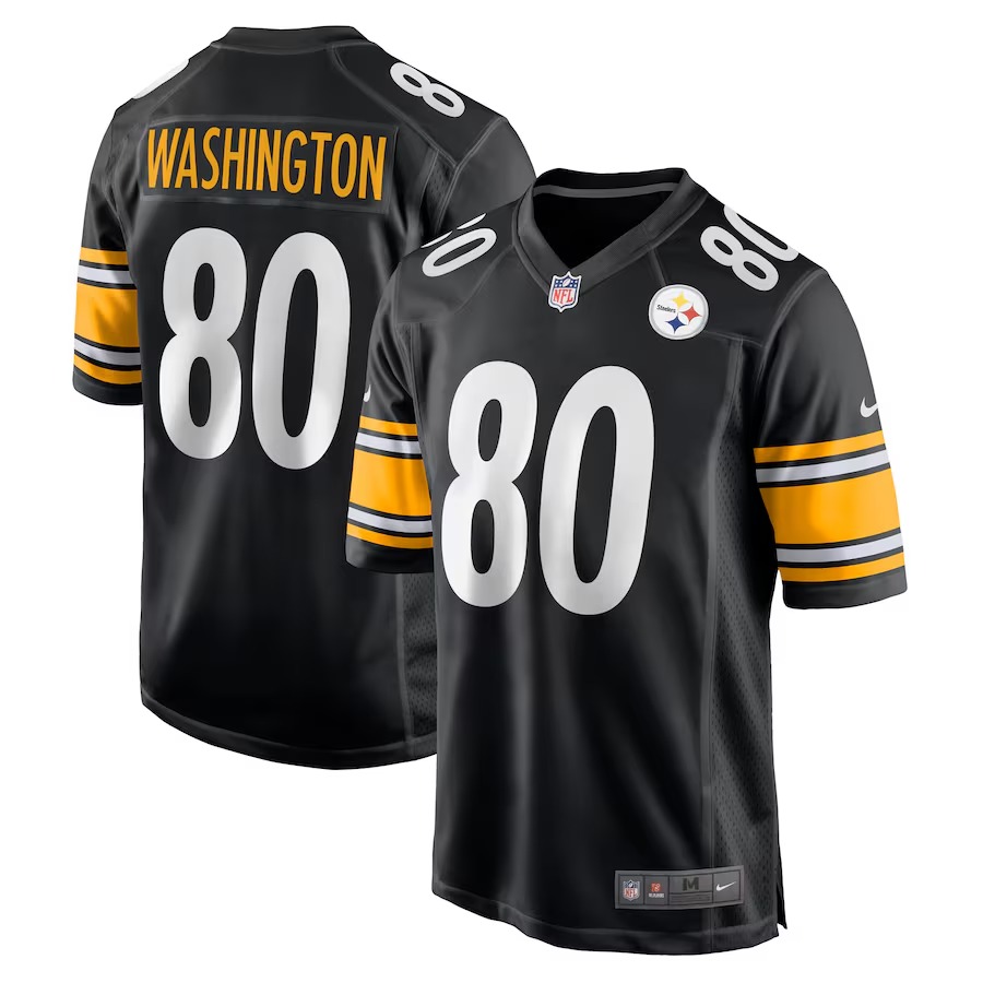 Men's Pittsburgh Steelers Darnell Washington Nike Black 2023 NFL Draft Pick Game Jersey - U-jersey