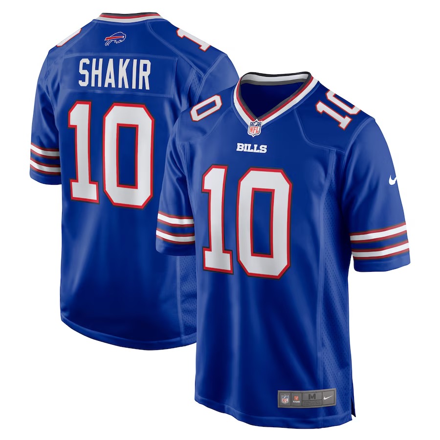 Men's Buffalo Bills Khalil Shakir Nike Royal Game Jersey - U-jersey