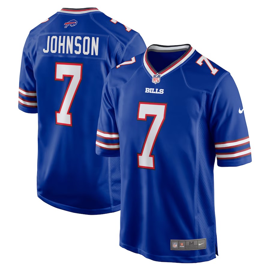 Men's Buffalo Bills Taron Johnson Nike Royal Game Jersey - U-jersey