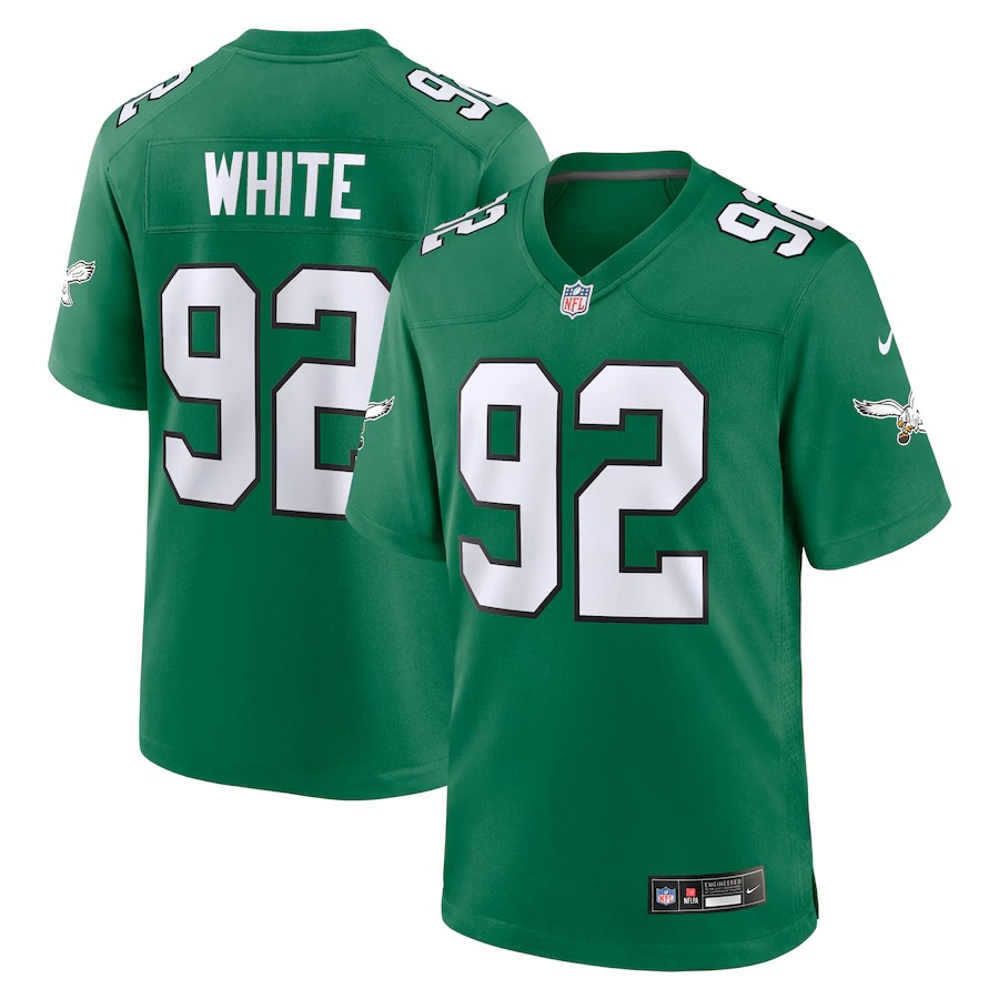 Men's Philadelphia Eagles Reggie White Nike Kelly Green Alternate Game Jersey - U-jersey