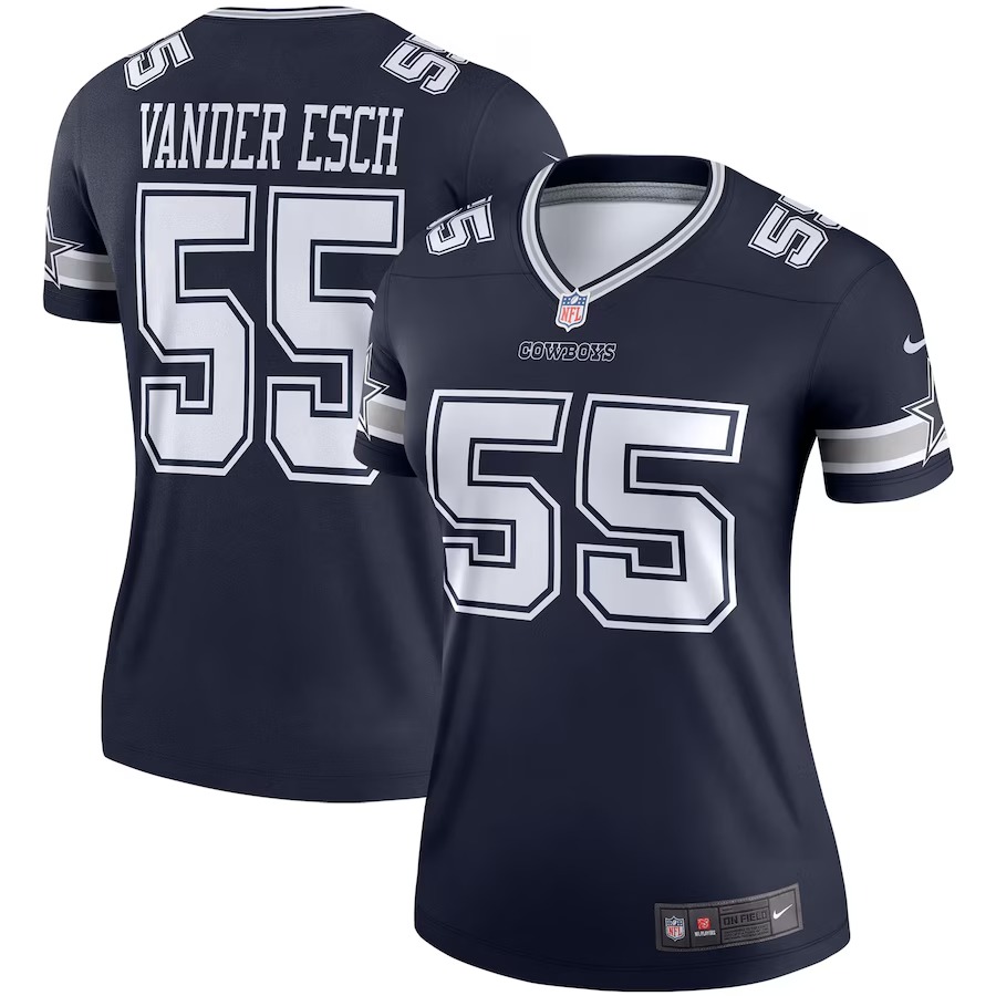 Women's Dallas Cowboys Leighton Vander Esch Nike Navy Legend Player Jersey - U-jersey