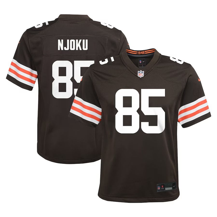 Youth Cleveland Browns David Njoku Nike Brown Game Jersey - U-jersey