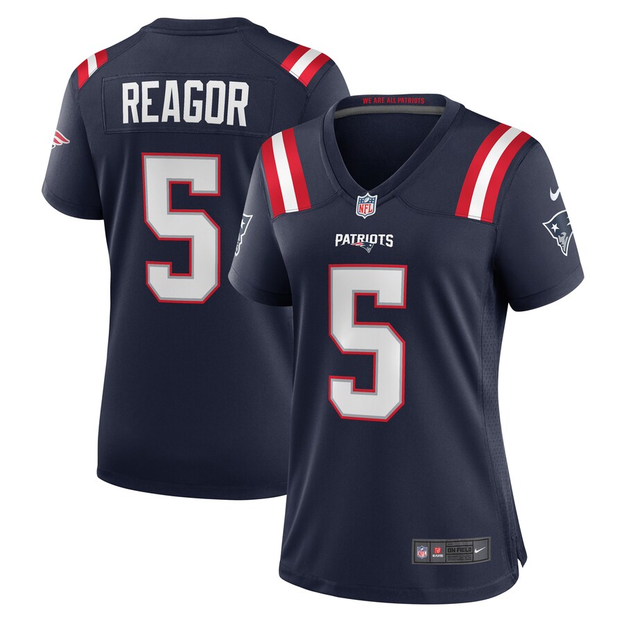 Women's New England Patriots Jalen Reagor Nike Navy Game Jersey - U-jersey