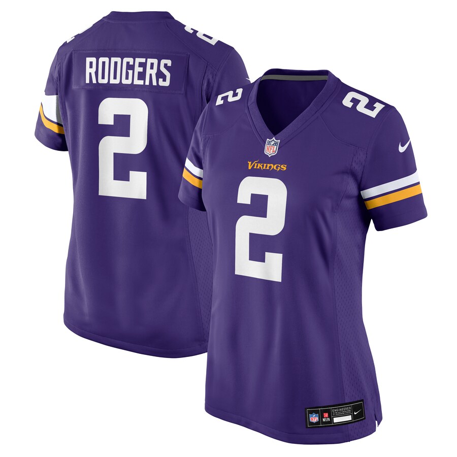 Women's Minnesota Vikings Isaiah Rodgers Nike Purple Team Game Jersey - U-jersey