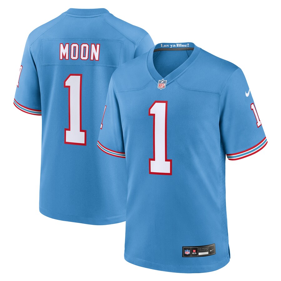 Men's Tennessee Titans Warren Moon Nike Light Blue Retired Player Alternate Game Jersey - U-jersey