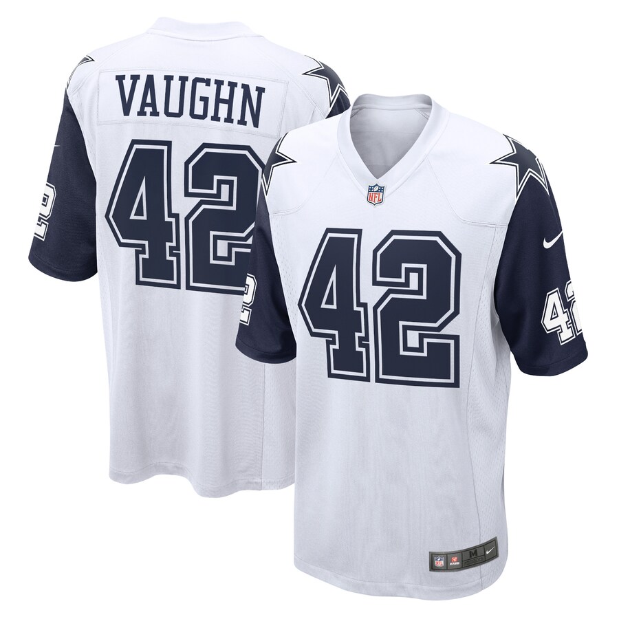 Men's Dallas Cowboys Deuce Vaughn Nike White Alternate Game Team Jersey - U-jersey