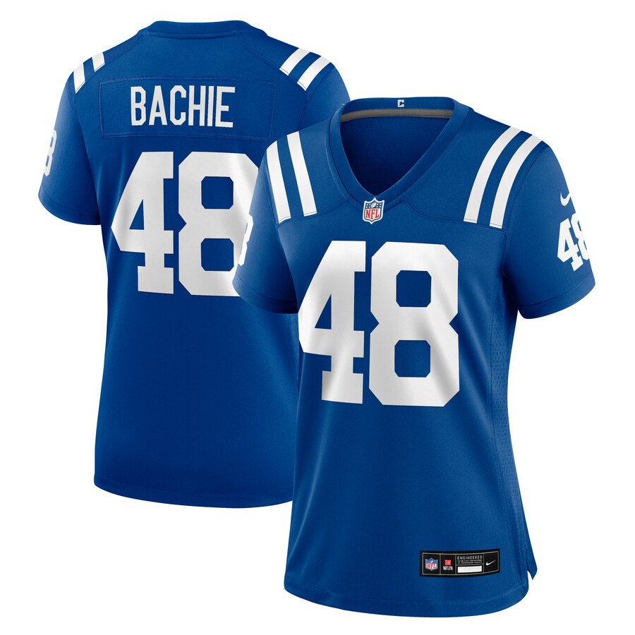 Women's Indianapolis Colts Joe Bachie Nike Royal Team Game Jersey - U-jersey