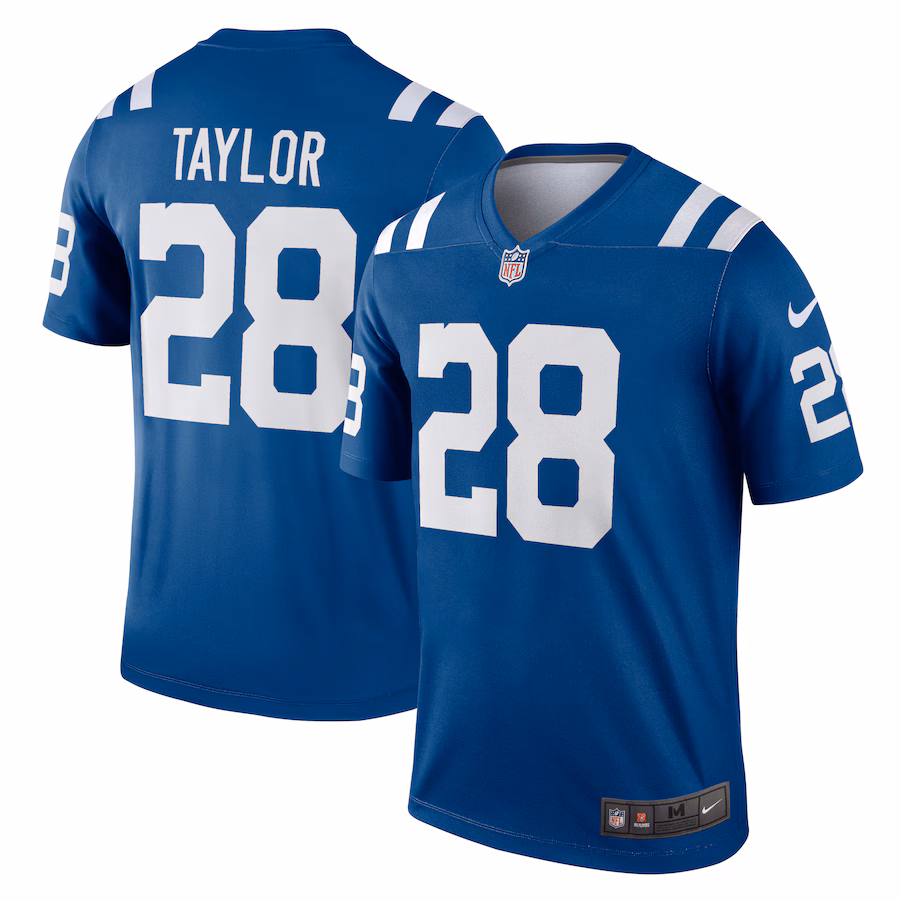 Men's Indianapolis Colts Jonathan Taylor Nike Royal Legend Player Performance Top - U-jersey