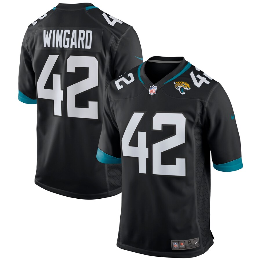Men's Jacksonville Jaguars Andrew Wingard Nike Black Alternate Game Jersey - U-jersey